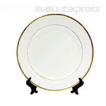 18 cm-es szublimációs tányér állvánnyal