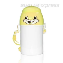 Szublimációs gyerek kulacs sárga