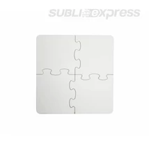 19 x 19 cm-es szublimációs MDF puzzle poháralátét 4 darabos