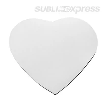 23,5 x 19,5 cm / 3 mm szublimációs egérpad szív alakú