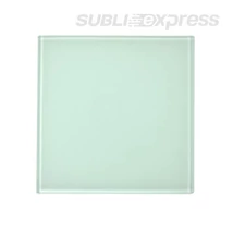 10 x 10 cm-es szublimációs üveg alátét négyzet alakú