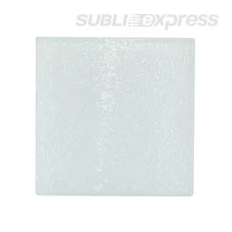10 x 10 cm-es szublimációs üveg alátét négyzet alakú