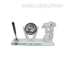 Fotókristály szett kis szobrokkal