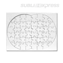 20 x 28 cm-es szublimációs puzzle "nyolcas alakú" 48 darabos