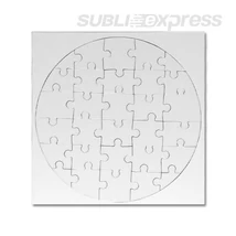 21 x 21 cm-es szublimációs puzzle kör alakú 30 darabos