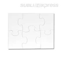 18 x 13 cm-es szublimációs puzzle gyerek 6 darabos