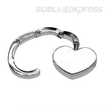 Szublimációs táska akasztó szív alakú