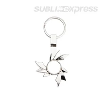 Szublimációs fém kulcstartó tüzekerékkerék alakú fidget spinnerrel