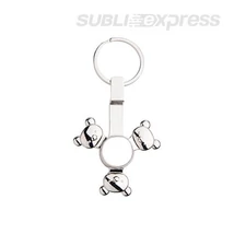 Szublimációs fém kulcstartó panda alakú fidget spinnerrel