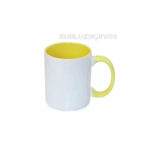 330 ml-es ECO bögre sárga fül+belső