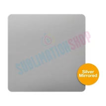 Alu lemez tükörfényes ezüst