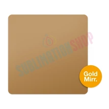 Alu lemez tükörfényes arany