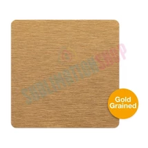 Alu lemez erezett arany