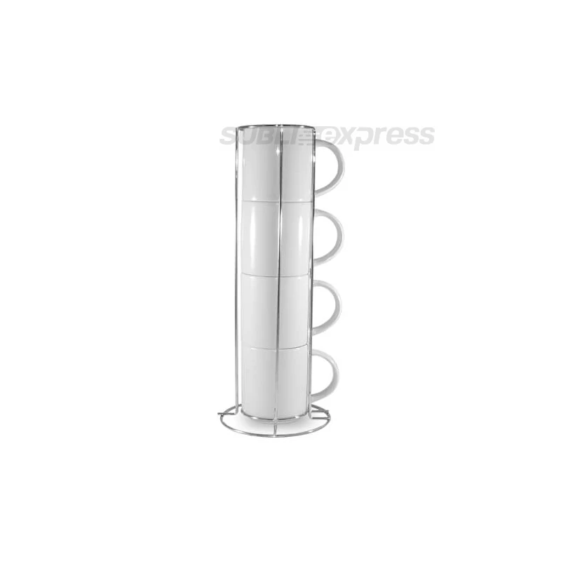250 ml-es egymásra rakható szublimációs bögrék (4 db)