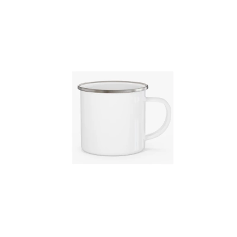 Bögre fém fehér KINGCOMAT 12 oz AAA+